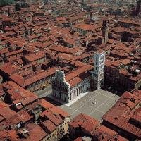 Bovenaanzicht Lucca